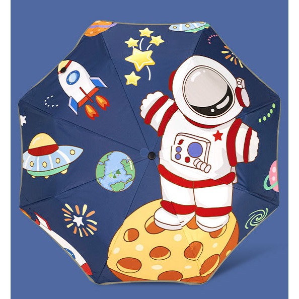 【安全防回彈圓角傘_台灣發貨】兒童雨傘 自動傘 兒童傘 兒童折疊傘 輕量350g 小朋友雨傘 小孩雨傘 反光傘 防回彈-規格圖9