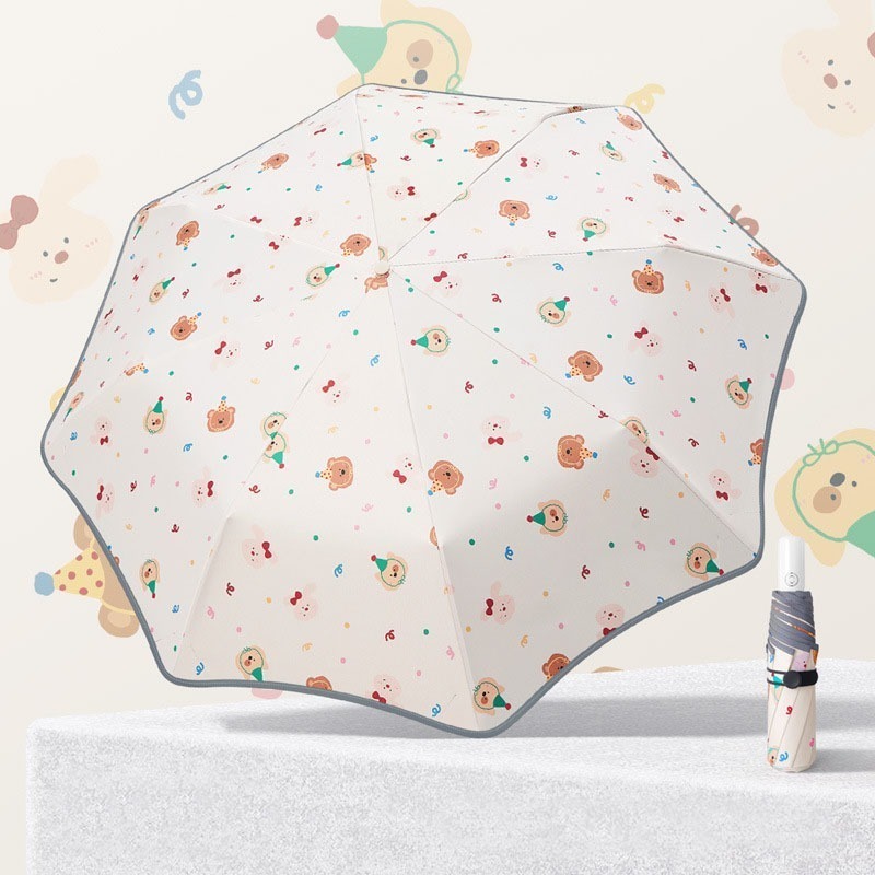 【安全防回彈圓角傘_台灣發貨】兒童雨傘 自動傘 兒童傘 兒童折疊傘 輕量350g 小朋友雨傘 小孩雨傘 反光傘 防回彈-規格圖9