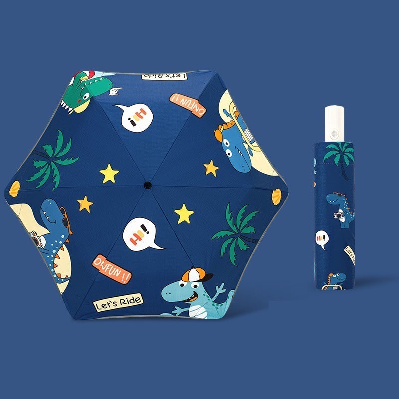 圓角防回彈自動傘_【恐龍假期】