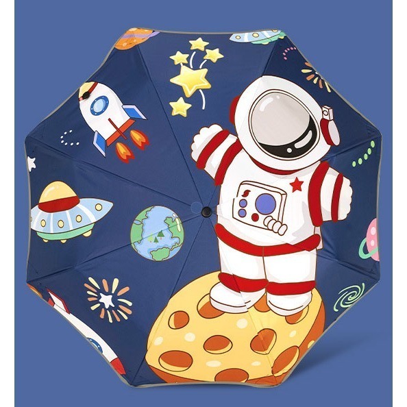 【安全防回彈圓角傘_台灣發貨】兒童雨傘 自動傘 兒童傘 兒童折疊傘 輕量350g 小朋友雨傘 小孩雨傘 反光傘 防回彈-規格圖9