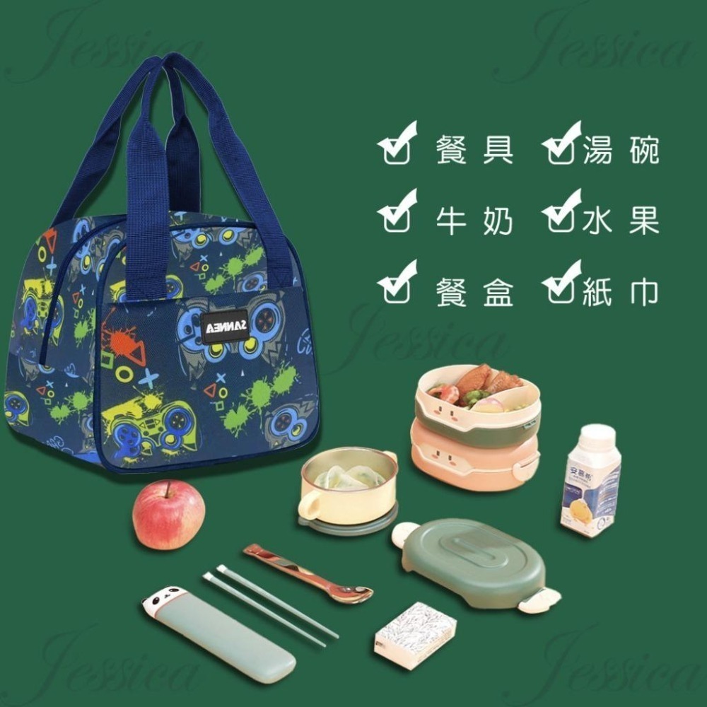 【保溫 | 保冰_防水_台灣發貨】兒童餐袋 便當袋 餐袋國小 6L 保溫便當袋 保溫餐袋 便當袋防水 午餐袋-細節圖4