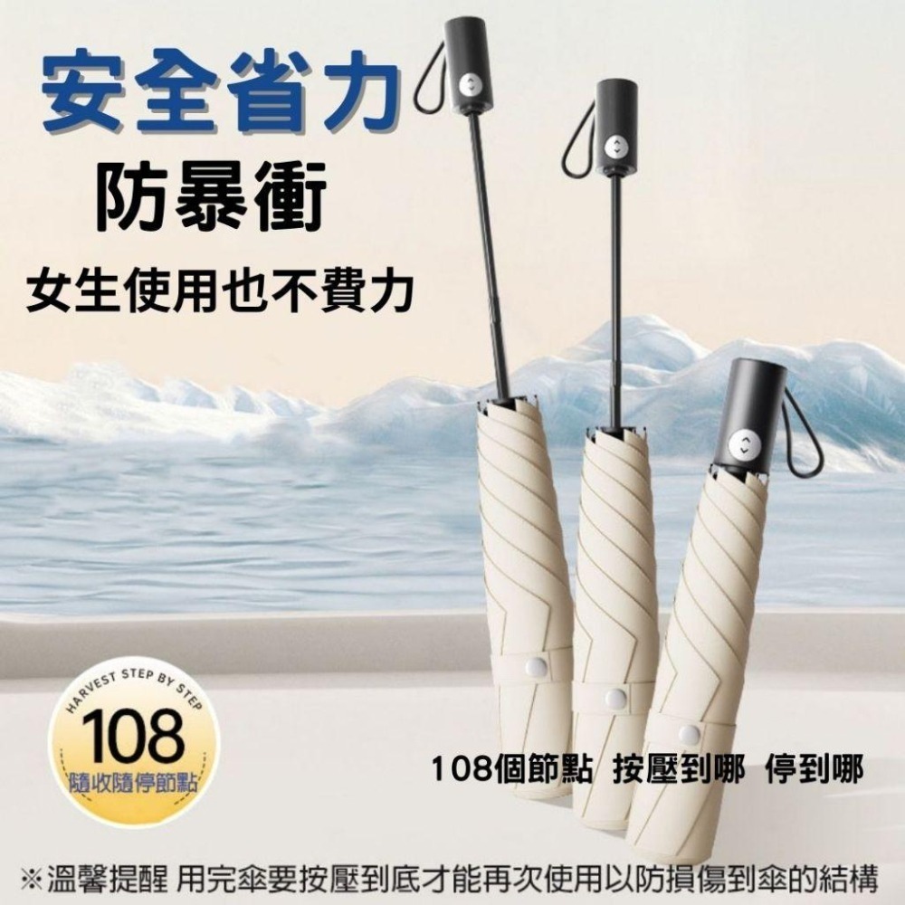 【❌️收傘不再壓地 壓牆❌️| 不回彈_優雅開傘I收傘】折疊傘 雨傘 自動傘 輕量雨傘 遮陽傘 兒童雨傘 陽傘 折疊雨傘-細節圖6