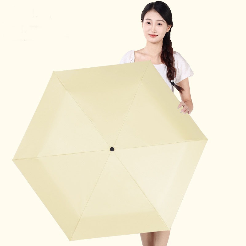 奶油黃_超輕量_節節收自動傘【230g】