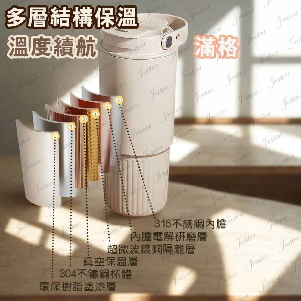 【大容量800ml_冷熱都行】隔日配 陶瓷保溫杯 隨行杯 飲料杯 保溫杯 保冰杯 環保杯 800ml 吸管杯-細節圖2