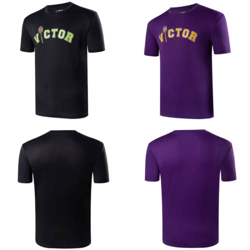 【力揚體育 羽球】 勝利 弧形 VICTOR T-Shirt 中性款 T-2403 羽球 中性款 羽球衣 羽球服飾
