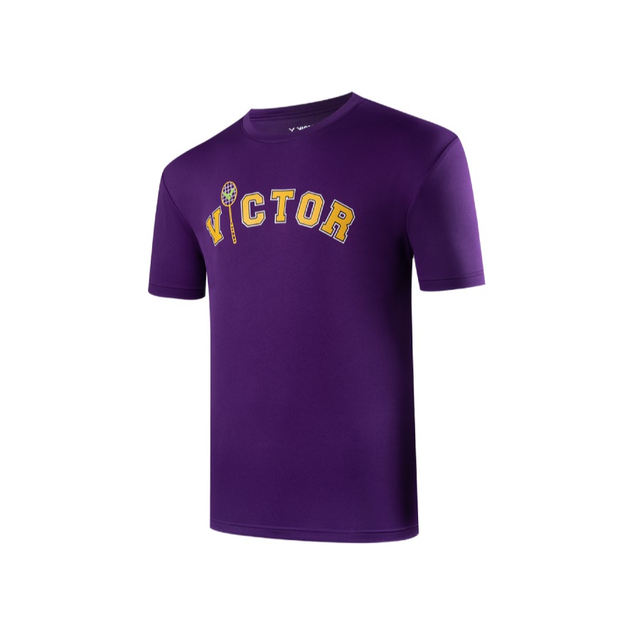 【力揚體育 羽球】 勝利 弧形 VICTOR T-Shirt 中性款 T-2403 羽球 中性款 羽球衣 羽球服飾-細節圖4