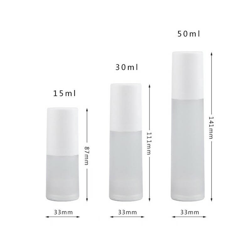 *LyDia甘仔店* 15ml 30ml 50ml PP 彈簧外置 磨砂 真空瓶 乳液瓶 噴霧瓶 酒精 分裝瓶 按壓瓶-細節圖5