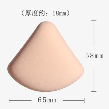 *LyDia甘仔店* 棉花糖粉撲 方形 圓形 扇形 水滴 舒芙蕾粉撲 吐司粉撲 氣墊粉撲 空氣粉撲 化妝粉撲 收納盒-規格圖7