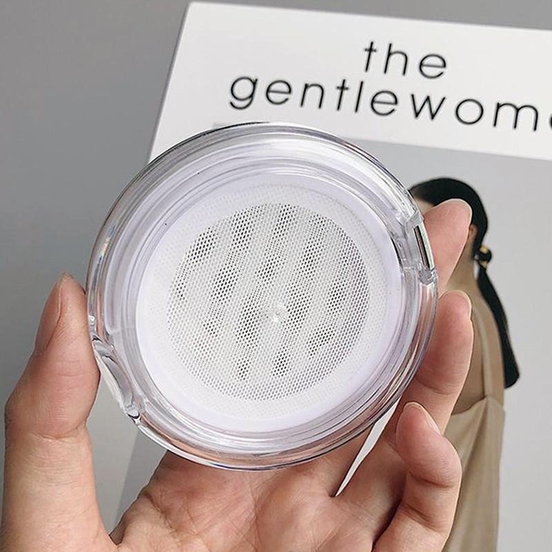 *LyDia甘仔店* DIY 銀色 超薄 翻蓋 鏡面 蜜粉盒 附粉撲 分裝盒 鏡子 篩網 彈力網 蜜粉 散粉盒 空盒-細節圖5