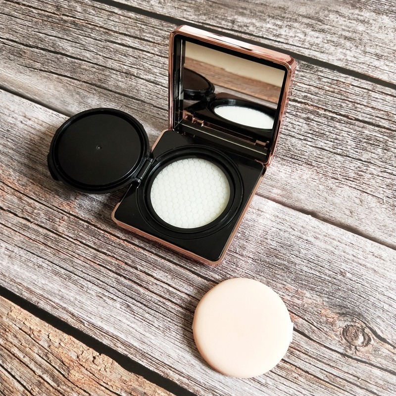 *LyDia甘仔店* DIY 氣墊粉餅 氣墊腮紅 空盒 玫瑰金 超薄 氣墊外殼+內芯+海綿+粉撲-細節圖2