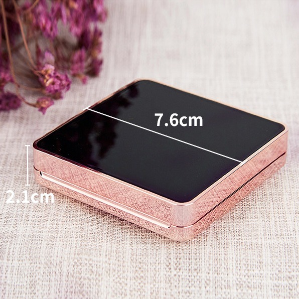 *LyDia甘仔店* DIY 氣墊粉餅 氣墊腮紅 空盒 玫瑰金 超薄 氣墊外殼+內芯+海綿+粉撲-細節圖3