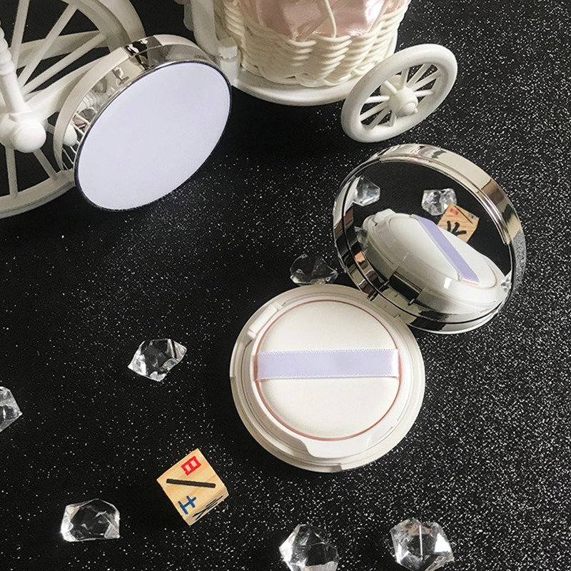 *LyDia甘仔店* DIY 氣墊粉餅 超薄款 銀色 氣墊腮紅 空盒 氣墊外殼+內芯+海綿+粉撲-規格圖4