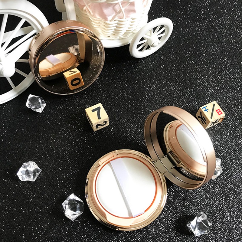 *LyDia甘仔店* DIY 氣墊粉餅 超薄款 金色 氣墊腮紅 空盒 氣墊外殼+內芯+海綿+粉撲-規格圖5