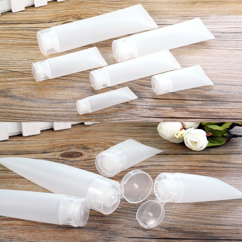 *LyDia甘仔店* 磨砂 軟管 PP 材質 送封口貼 可重複使用 分裝瓶 空瓶 空管-細節圖3