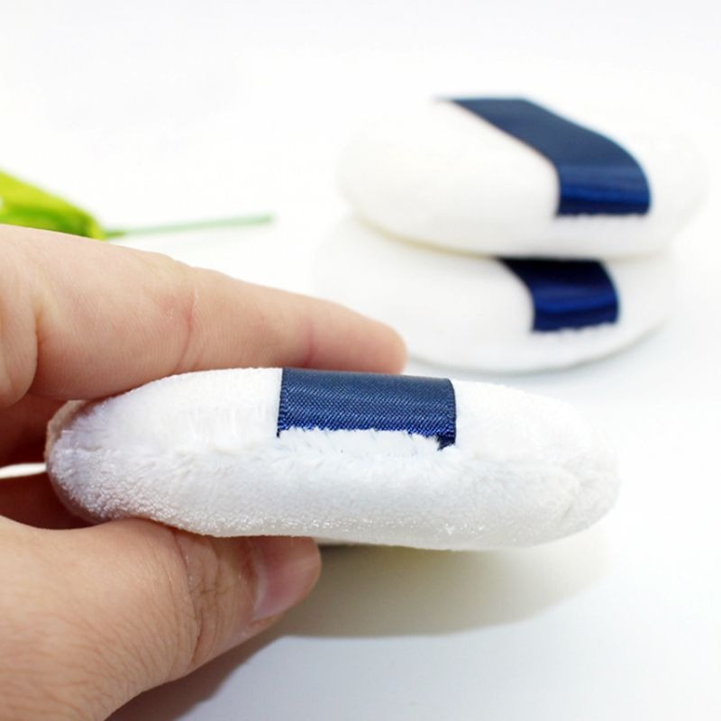 *LyDia甘仔店* 外銷 日本 天鵝絨 立絨 粉撲 絨毛 大號 粉撲 收納袋 收納盒 柔軟 蜜粉撲 散粉撲 蜜粉 散粉-細節圖2