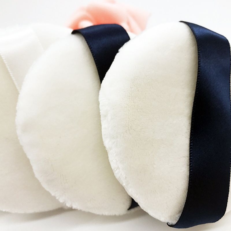 *LyDia甘仔店* 外銷 日本 天鵝絨 立絨 粉撲 絨毛 大號 粉撲 收納袋 收納盒 柔軟 蜜粉撲 散粉撲 蜜粉 散粉-細節圖3