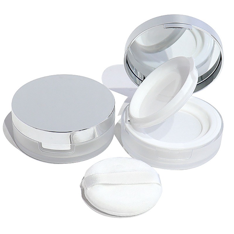 *LyDia甘仔店* DIY 圓形 鏡面 翻蓋 隔層 蜜粉盒 附粉撲 分裝盒 鏡子 篩網 彈力網 蜜粉 散粉盒 空盒-規格圖6