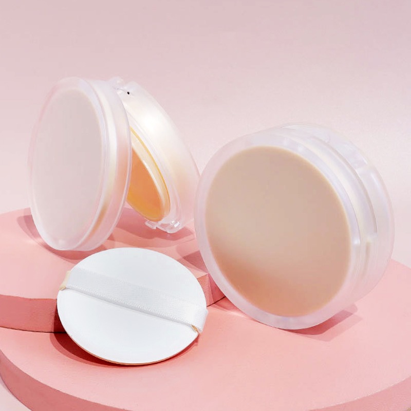 *LyDia甘仔店* DIY 氣墊粉餅 氣墊腮紅 空盒 磨砂 透明 圓形 氣墊外殼+內芯+海綿+粉撲-規格圖6