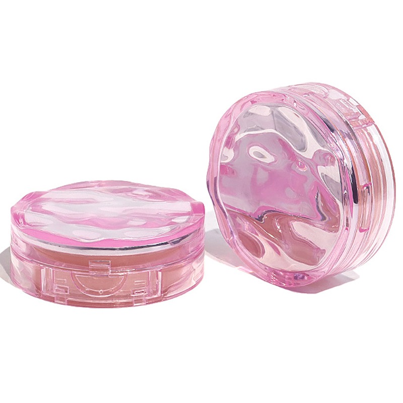 *LyDia甘仔店* DIY 氣墊粉餅 氣墊腮紅 空盒 粉色 水波紋 透明 氣墊外殼+內芯+海綿+粉撲-細節圖4