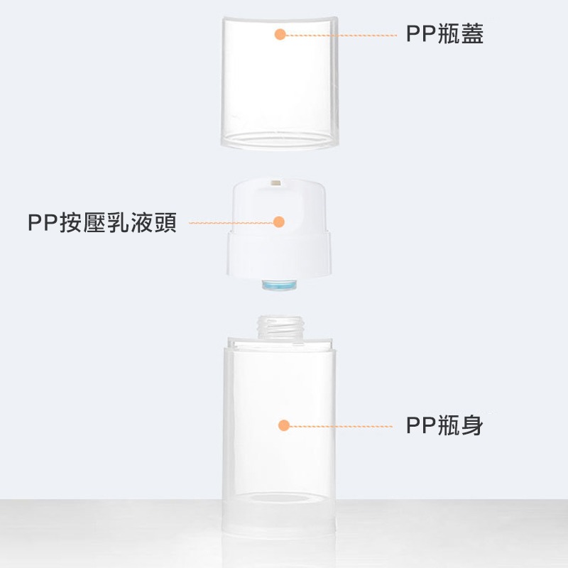 *LyDia甘仔店* 150ml 200ml 250ml PP 真空瓶 大容量 乳液瓶 按壓瓶 真空按壓瓶 分裝瓶-細節圖5
