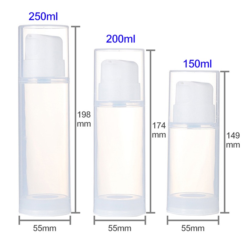 *LyDia甘仔店* 150ml 200ml 250ml PP 真空瓶 大容量 乳液瓶 按壓瓶 真空按壓瓶 分裝瓶-細節圖6