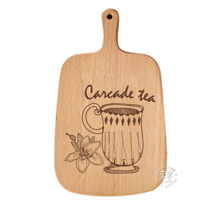 【披薩板】(小尺寸) 原木披薩盤 pizza plate 禮品 櫸木手柄砧板 原木餐具 砧板 木盤 早午餐餐盤-規格圖6