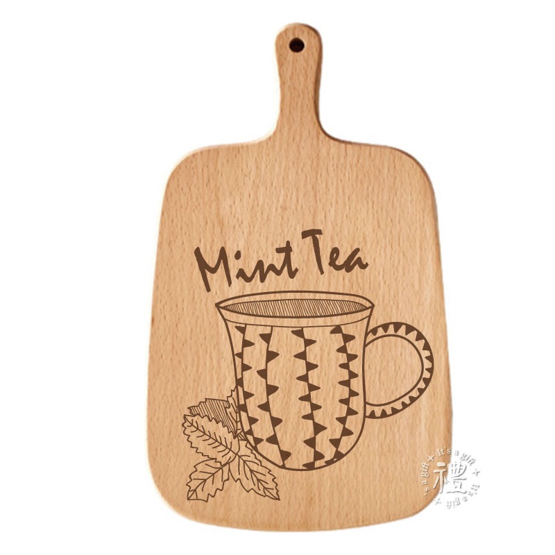 【披薩板】(小尺寸) 原木披薩盤 pizza plate 禮品 櫸木手柄砧板 原木餐具 砧板 木盤 早午餐餐盤-規格圖6