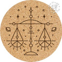 【軟木杯墊】客製化禮品 (十二星座) 小禮物 杯墊 婚禮小物 活動贈品 隔熱墊 客製化贈品 生日禮物 訂製禮品-規格圖6