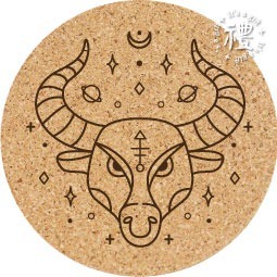 【軟木杯墊】客製化禮品 (十二星座) 小禮物 杯墊 婚禮小物 活動贈品 隔熱墊 客製化贈品 生日禮物 訂製禮品-規格圖6