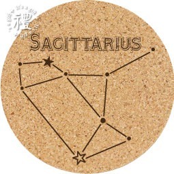 【軟木杯墊】客製化禮品 (十二星座) 小禮物 杯墊 婚禮小物 活動贈品 隔熱墊 客製化贈品 生日禮物 訂製禮品-規格圖6