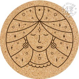 【軟木杯墊】客製化禮品 (十二星座) 小禮物 杯墊 婚禮小物 活動贈品 隔熱墊 客製化贈品 生日禮物 訂製禮品-規格圖6