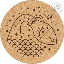 【軟木杯墊】客製化禮品 (十二星座) 小禮物 杯墊 婚禮小物 活動贈品 隔熱墊 客製化贈品 生日禮物 訂製禮品-規格圖6