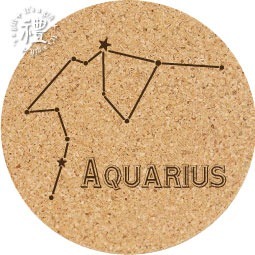 【軟木杯墊】客製化禮品 (十二星座) 小禮物 杯墊 婚禮小物 活動贈品 隔熱墊 客製化贈品 生日禮物 訂製禮品-規格圖6