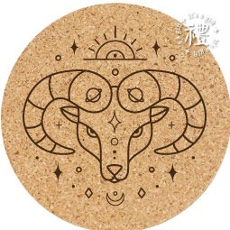 【軟木杯墊】客製化禮品 (十二星座) 小禮物 杯墊 婚禮小物 活動贈品 隔熱墊 客製化贈品 生日禮物 訂製禮品-規格圖6