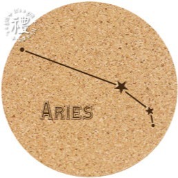【軟木杯墊】客製化禮品 (十二星座) 小禮物 杯墊 婚禮小物 活動贈品 隔熱墊 客製化贈品 生日禮物 訂製禮品-規格圖6