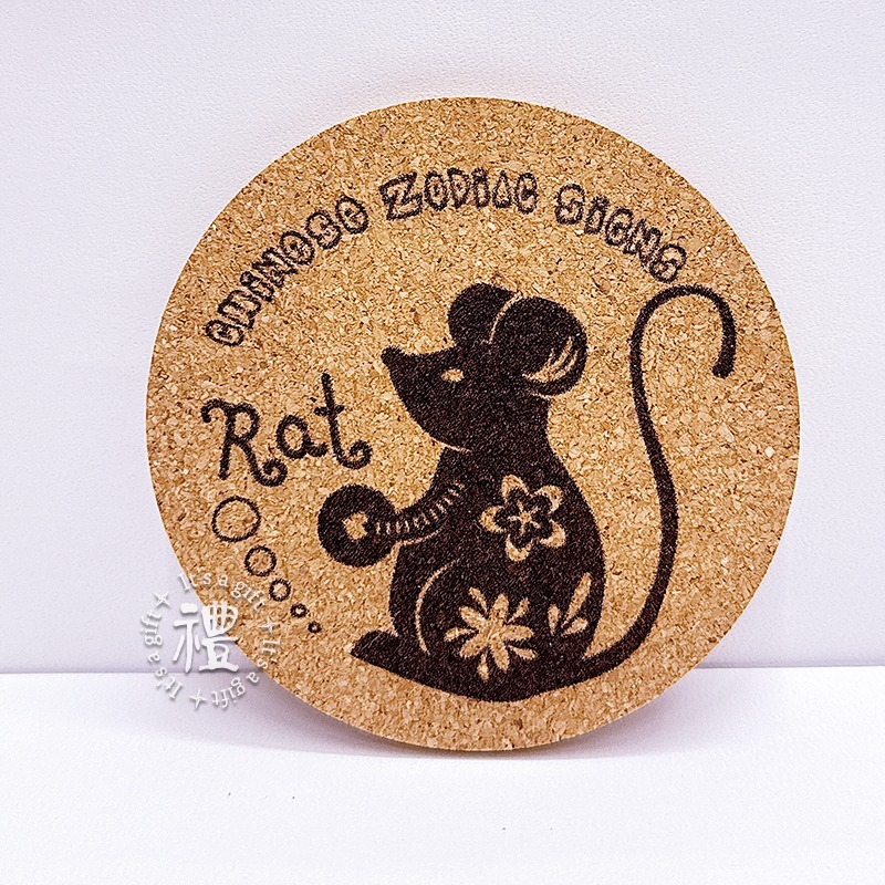 【軟木杯墊】 客製化禮品 (十二生肖) 小禮物 杯墊 婚禮小物 活動贈品 隔熱墊 客製化贈品 生日禮物 訂製禮品-規格圖6
