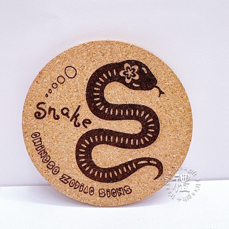 【軟木杯墊】 客製化禮品 (十二生肖) 小禮物 杯墊 婚禮小物 活動贈品 隔熱墊 客製化贈品 生日禮物 訂製禮品-規格圖6