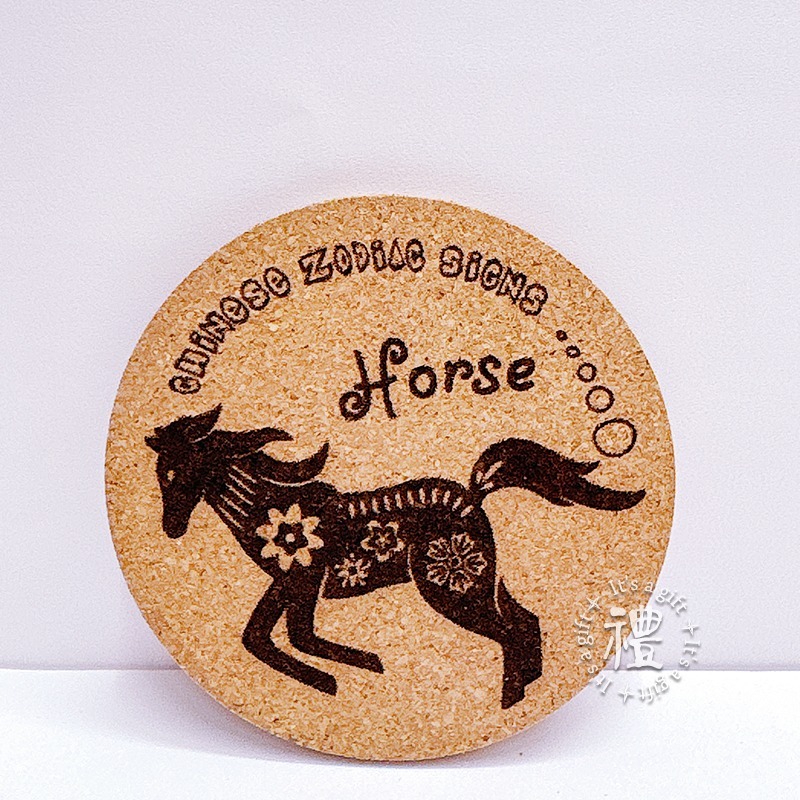 【軟木杯墊】 客製化禮品 (十二生肖) 小禮物 杯墊 婚禮小物 活動贈品 隔熱墊 客製化贈品 生日禮物 訂製禮品-規格圖6