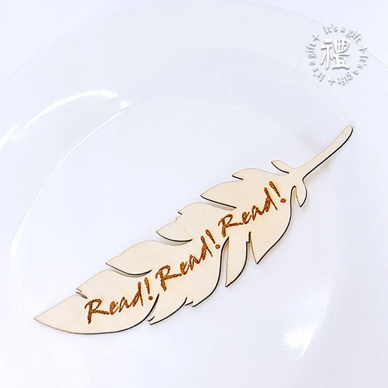 書簽 羽毛標簽 客製贈品 活動禮品 文創小物 人名/地點/坐位標記 木牌子 名牌 波西米亞 典風格 婚禮禮品-規格圖7