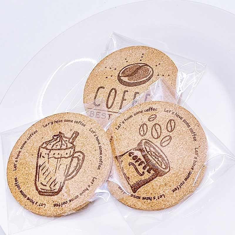 【軟木杯墊】開店小禮品 (咖啡) 杯墊 婚禮小物 客製化禮品 小禮物 活動贈品 隔熱墊 客製化贈品 生日禮物 訂製禮品-細節圖3