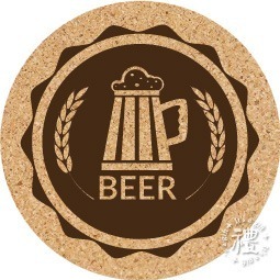 【軟木杯墊】開店小禮品 (啤酒∣Beer∣居酒屋) 杯墊 客製化禮品 小禮物 活動贈品 客製化贈品 生日禮物 訂製禮品-規格圖4