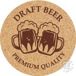 【軟木杯墊】開店小禮品 (啤酒∣Beer∣居酒屋) 杯墊 客製化禮品 小禮物 活動贈品 客製化贈品 生日禮物 訂製禮品-規格圖4