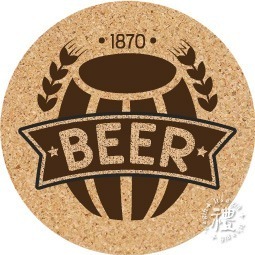 【軟木杯墊】開店小禮品 (啤酒∣Beer∣居酒屋) 杯墊 客製化禮品 小禮物 活動贈品 客製化贈品 生日禮物 訂製禮品-規格圖4