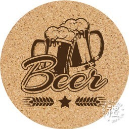 【軟木杯墊】開店小禮品 (啤酒∣Beer∣居酒屋) 杯墊 客製化禮品 小禮物 活動贈品 客製化贈品 生日禮物 訂製禮品-規格圖4