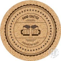 【軟木杯墊】開店小禮品 (啤酒∣Beer∣居酒屋) 杯墊 客製化禮品 小禮物 活動贈品 客製化贈品 生日禮物 訂製禮品-規格圖4