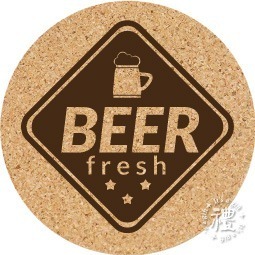 【軟木杯墊】開店小禮品 (啤酒∣Beer∣居酒屋) 杯墊 客製化禮品 小禮物 活動贈品 客製化贈品 生日禮物 訂製禮品-規格圖4