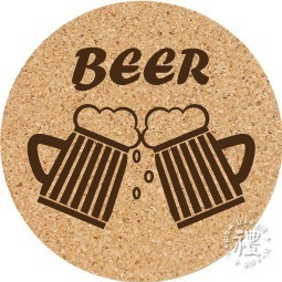 【軟木杯墊】開店小禮品 (啤酒∣Beer∣居酒屋) 杯墊 客製化禮品 小禮物 活動贈品 客製化贈品 生日禮物 訂製禮品-規格圖4