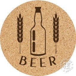 【軟木杯墊】開店小禮品 (啤酒∣Beer∣居酒屋) 杯墊 客製化禮品 小禮物 活動贈品 客製化贈品 生日禮物 訂製禮品-規格圖4