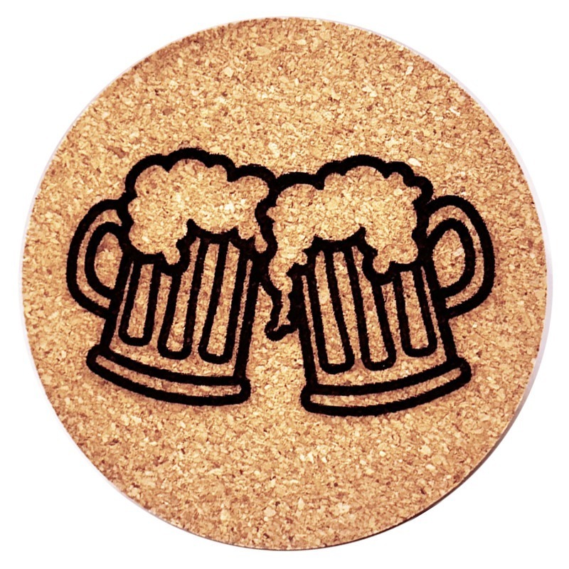 【軟木杯墊】開店小禮品 (啤酒∣Beer∣居酒屋) 杯墊 客製化禮品 小禮物 活動贈品 客製化贈品 生日禮物 訂製禮品-規格圖4