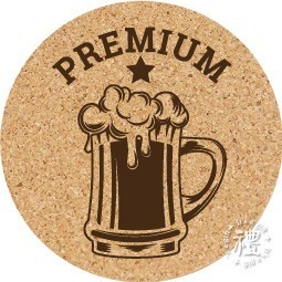 【軟木杯墊】開店小禮品 (啤酒∣Beer∣居酒屋) 杯墊 客製化禮品 小禮物 活動贈品 客製化贈品 生日禮物 訂製禮品-規格圖4